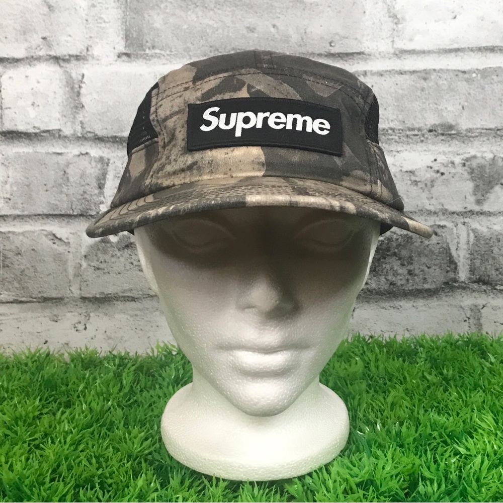 Supreme Aspen Camo Mesh 5-Panel Camp Cap SS14